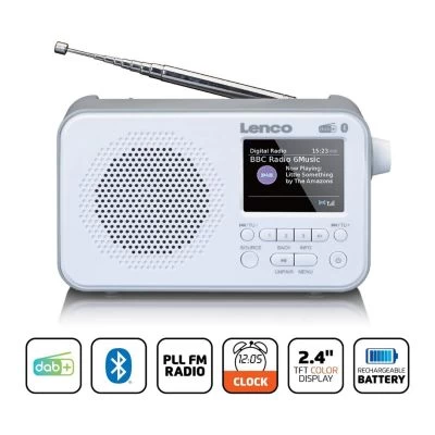 Lenco PDR-036 DAB+ FM Radio Mit Bluetooth Tragbares Radio – Bild 3