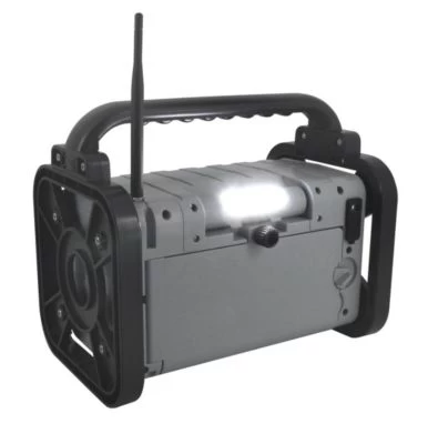 Soundmaster DAB80SG Baustellenradio Mit DAB+ UKW Bluetooth Und Li-Ion Akku IP44 Staub- Und Spritzwassergeschützt – Bild 3
