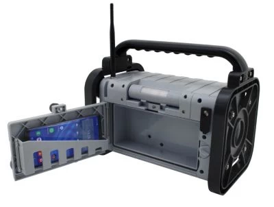 Soundmaster DAB80SG Baustellenradio Mit DAB+ UKW Bluetooth Und Li-Ion Akku IP44 Staub- Und Spritzwassergeschützt – Bild 5