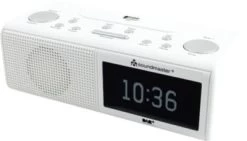 Soundmaster UR8350WE DAB+ Und UKW Radiowecker (Dualalarm) Mit USB Anschluss