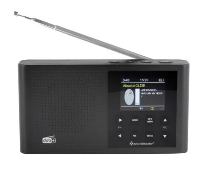 Soundmaster DAB165SW DAB+ UKW Digitalradio Li-Io-Akku Kopfhörerbuchse