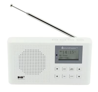 Soundmaster DAB160WE DAB+/UKW Digitalradio Mit Eingebautem 1200 MA Li-Io-Akku – Bild 2