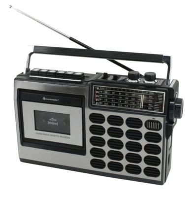 Soundmaster RR18SW Retro Radio Kassetten Rekorder Mit USB/SD Aufnahme