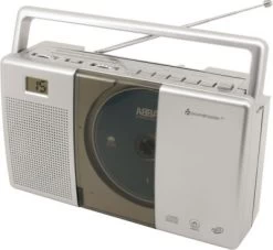 Soundmaster RCD1185 UKW Kofferradio Mit CD-MP3 Spieler Und Hörbuchfunktion