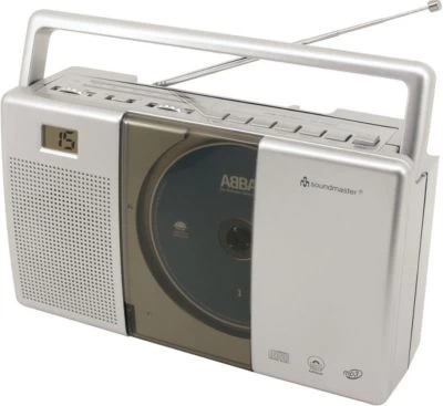 Soundmaster RCD1185 UKW Kofferradio Mit CD-MP3 Spieler Und Hörbuchfunktion