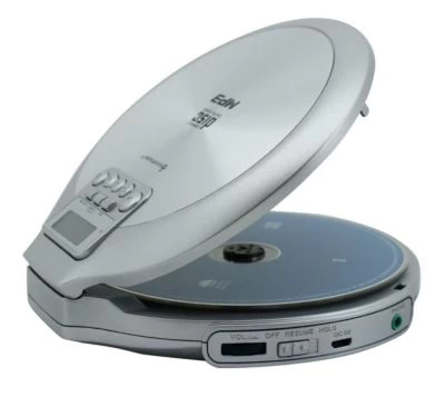 Soundmaster CD9220SI Tragbarer CD MP3 Player Akku Laden Hörbuchfunktion ANTI SHOCK Kopfhörer X-BASS – Bild 2