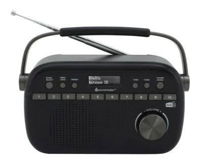 Soundmaster DAB280SW Tragbares DAB+ Und UKW-RDS Digitalradio Mit Kopfhörerbuchse