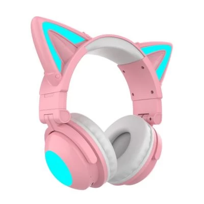 Brightake Katze Ohren Kopfhörer Bluetooth-kompatibel Wireless Stereo Musik Headset Bluetooth-Kopfhörer Mit Leuchtenden Katzenohren