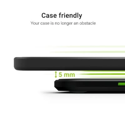 Green Cell AirJuice 15W Induktionsladegerät Schnellladefunktion Wireless Charger – Bild 3