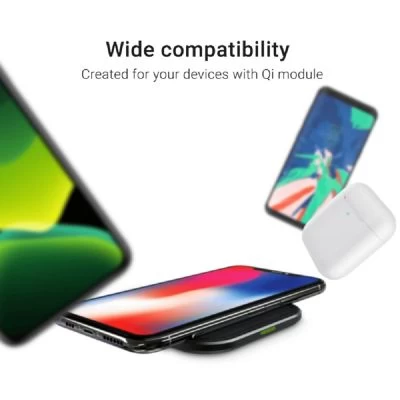Green Cell AirJuice 15W Induktionsladegerät Schnellladefunktion Wireless Charger – Bild 5