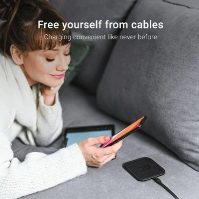 Green Cell AirJuice 15W Induktionsladegerät Schnellladefunktion Wireless Charger – Bild 6