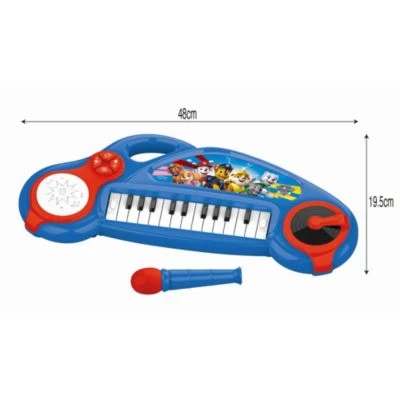 LEXIBOOK Paw Patrol Elektronisches Keyboard Drumpad Und Lichteffekten – Bild 3