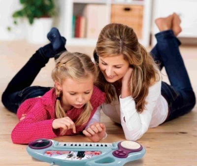 LEXIBOOK Elektronisches Keyboard Drumpad Disney Die Eiskönigin Lichteffekte – Bild 4