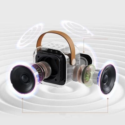 Enbaoxin Computer-Karaoke-Mikrofon Integriertes Audio-Mikrofon Lautsprecher – Bild 2