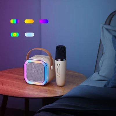 Enbaoxin Computer-Karaoke-Mikrofon Integriertes Audio-Mikrofon Lautsprecher – Bild 4