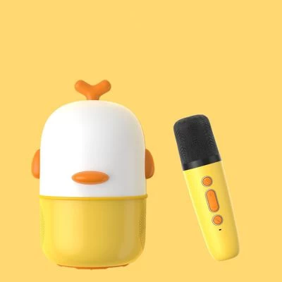 Enbaoxin Heimfernseher Mit Singendem Kindermikrofon Lautsprecher Projektion Karaoke-Audio-Mikrofon-Audio – Bild 2