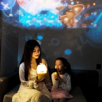 Enbaoxin Heimfernseher Mit Singendem Kindermikrofon Lautsprecher Projektion Karaoke-Audio-Mikrofon-Audio – Bild 3