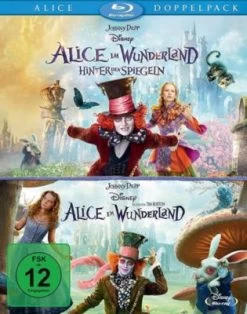 Disney BLU-RAY Alice Im Wunderland 1+2 (Doppelpack, 2DVDs)