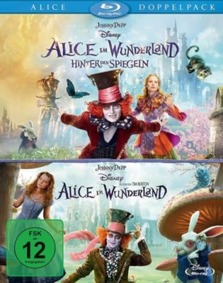 Disney BLU-RAY Alice Im Wunderland 1+2 (Doppelpack, 2DVDs)