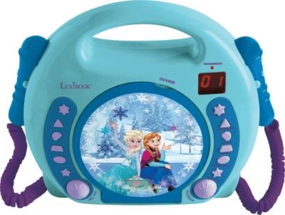 LEXIBOOK Die Eiskönigin Kinder CD Player Mit 2 Mikrofonen