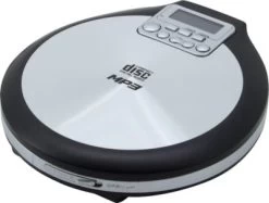 Soundmaster Tragbarer CD/MP3 Player, Silber