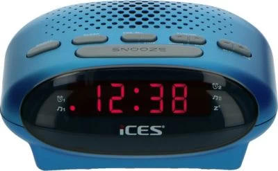 Lenco ICR-210 Blue - Radiowecker Mit UKW-Radio, Blau