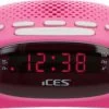 Lenco ICR-210 Pink - Radiowecker Mit UKW-Radio, Pink