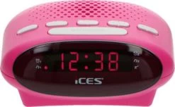Lenco ICR-210 Pink - Radiowecker Mit UKW-Radio, Pink
